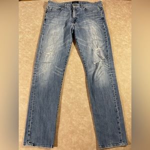 Lucky Brand Jeans 121 Heritage Slim Distressed 36x34